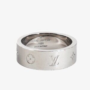 Louis Vuitton Monogram Instinct Silver Ring